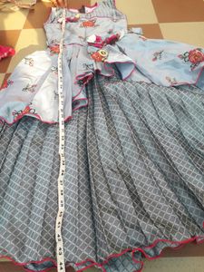 Grey Colour Gown