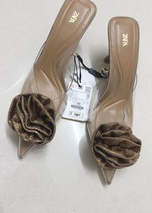 Limited Edition Zara Leather Studded Floral