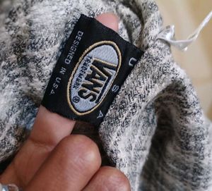 Vans Grey Plaid Flannel