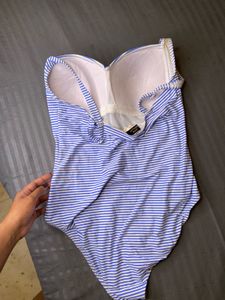 stripped padded bodysuit