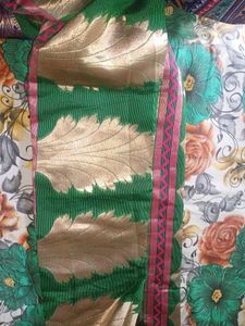Green & Gold Saree 2 Combo