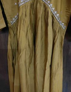 Mustard Yellow Naira Cut Dress