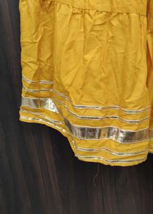 Tiered Yellow Skirt
