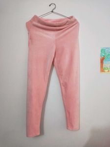 Pink Velvet Joggers