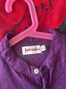 Fabindia Festivewear Kids Kurta