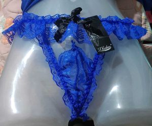 Blue Lace Babydoll Lingerie