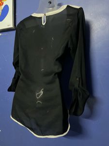 Black See Throughout Top
