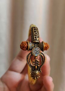 Rudraksha Trishul Bracelet