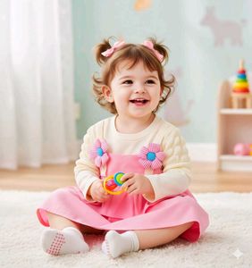 Baby Girl Pink Princess Dress