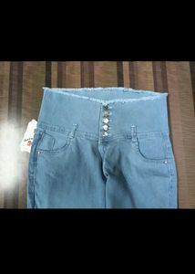 Blue Colour Jeans For Women