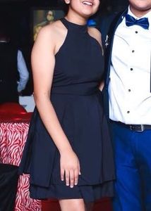 Chic Black Halter Dress