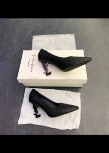 Ysl Glitters Signature Heels In Best Price