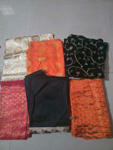 Blouse Fabric Pieces Unstitched