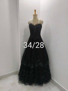 Elegant Black Evening Gown