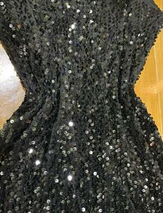 Black Sequence Bodycon Dress