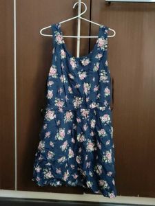Forever 21 Floral Back Tie Dress