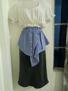 Checked Skirt