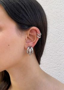 Silver illusion Earrings