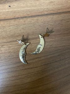 Cherry, Moon &amp; star earrings &amp; butterfly bracelet