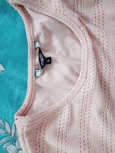 Branded Pink Crop Top