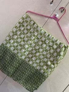 Pista Green With Whaite Golden Tcher