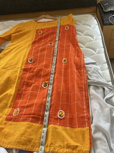 Stylish Yellow &amp; Orange Kurta
