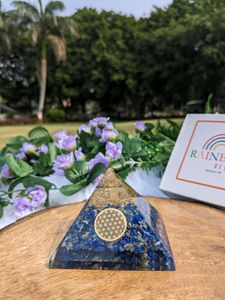 Lapis Lazuli Orgonite Pyramid