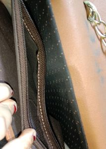 Chanel Inspired Tan Colour Slingbag