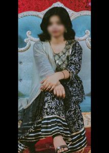 Anarkali sequins heavy neckwork