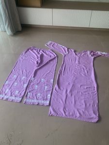 Lavender Kurta Set