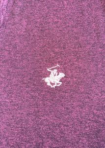 Men’s Branded  Purple Color Tshirt
