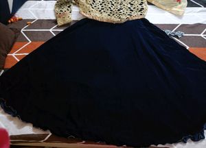 Elegant Velvet &amp; Lace Dress