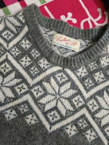 Vintage Style Knit Sweater