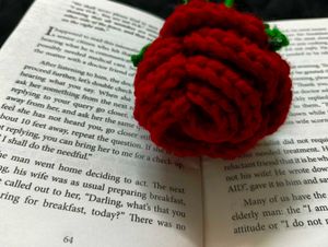 Crochet Rose Decoration