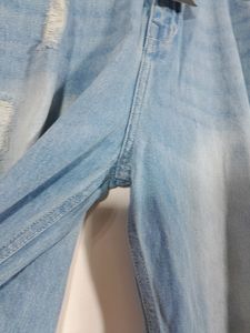 Street 9 Ice Blue  Side Slit Jeans