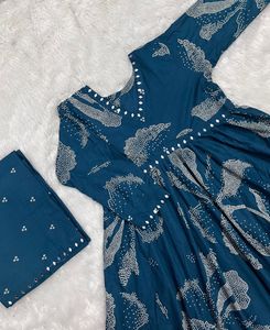 Aliya cut cotton kurti set