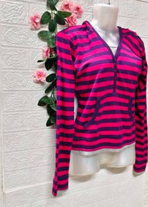 🎁Buy Two Get One Item Free🎁Striped Hoodie Top