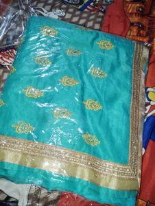 Elegant Blue New Saree