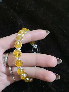 Natural Citrine Stone Bracelet New