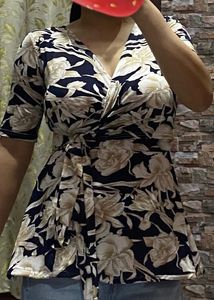Y2k Foral Top