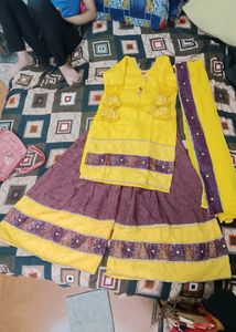 Net Kurti With Short Plazo