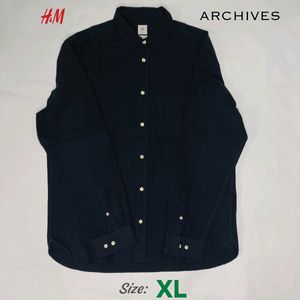 H&M Navy Blue Shirt