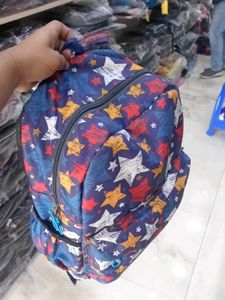 Multicolor Start Design Parachute Bag