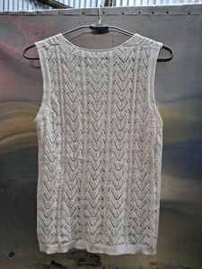 Knitted Vest Top Sweater