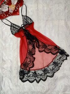 🌹Red &amp; Black Lace Lingerie🌹