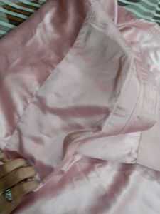 Pink Satin Shirt