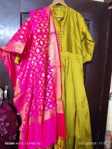 Beautiful Gown With Banrasi Duppta
