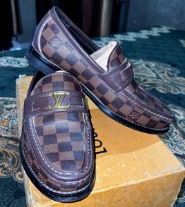 Louis vuitton major check loafer