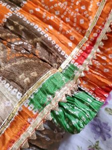 Bandhani Dupatta Set