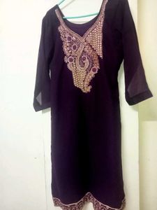 Elegant Purple Ethnic suit💜